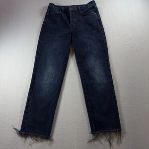 Banana Republic Jeans Women's High Rise Straight Stretch Size 26 Color Blue